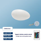 Solar light stone LED grass lamp