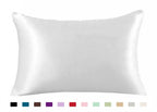 Pillowcase Satin Solid Color Simulation Silk Single Pillowcase Ice Silk Pillowcase
