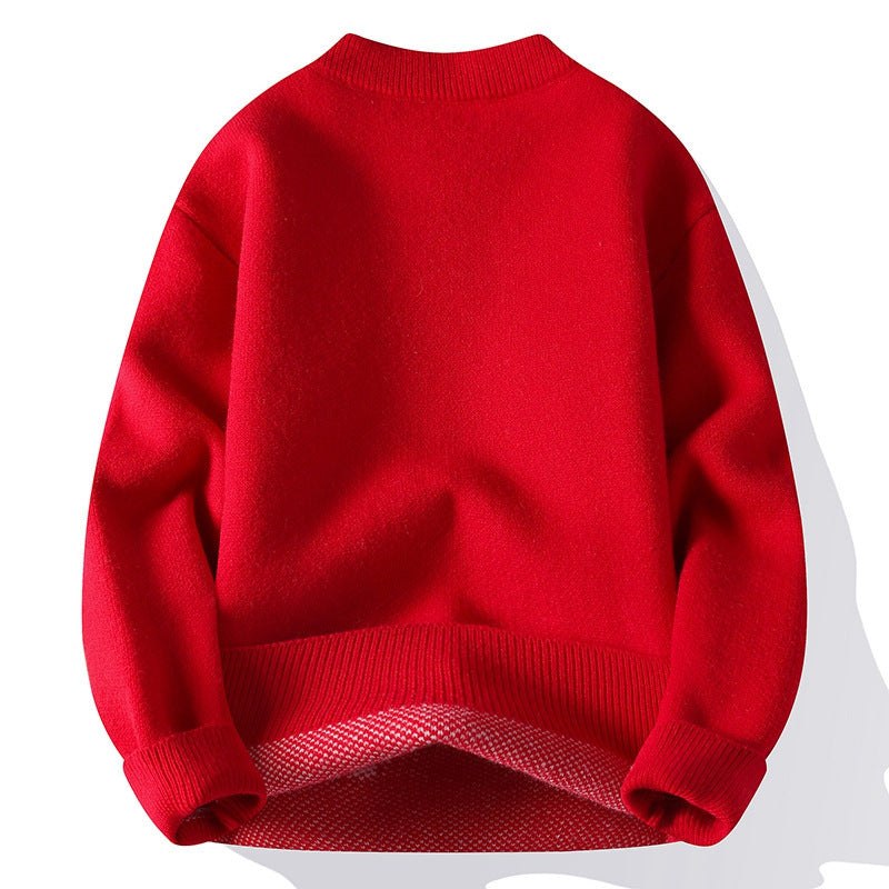 Knitted Pullover Men's Long Sleeve sweater