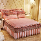 Quilted Lace Bed Skirt Thickened Plus Cotton Bedspread Single Piece Simmons Bed Cover Bed Circumference 1.8m Bed