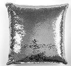 Custom Photo Cushion Cover Diy Personalized Sequin Luminous Pillowcase Room Decoration Baby Wedding Pet Photos Printed