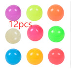 The Same Luminous Ceiling Ball Vibrato Fluorescent Sticky Target Ball Children's Sticky Wall Ball