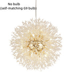 Dandelion Crystal Chandelier Restaurant Bedroom Clothing Shop Lighting