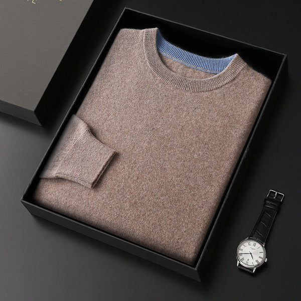 Simple Casual Loose Pullover Long Sleeve Sweater