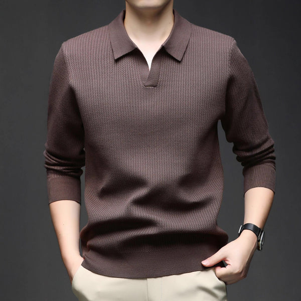 Men's Autumn Simple Casual All-match Loose Inner Wear Bottoming Sweater