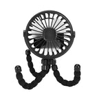 Multi Functional Children's Stroller Mini Fan Portable USB Charging Small Fan Octopus