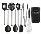 The silicone kitchen utensils and appliances