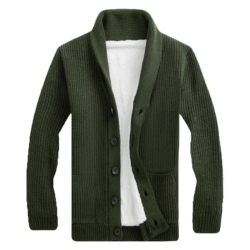 Knitwear Men's Cardigan Lapel sweater