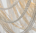 Nordic Light Luxury Tassel Aluminum Chain Living Room Ceiling