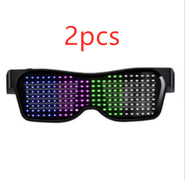 Multicolor Party LED Glasses Dynamic Flashing LED Glasses