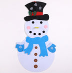 DIY Felt Christmas Tree With Three-dimensional Christmas Tree