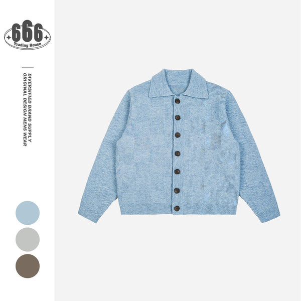Autumn And Winter Cardigan Knitting Woolen Sweater Men