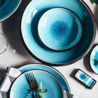 Japanese creative ceramic tableware plate dish plate set