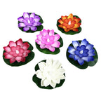 Floating Water Induction Lotus Colorful Waterproof Small Night Lamp