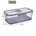 Refrigerator Storage Box Transparent Food Grade PET Plastic Storage Box