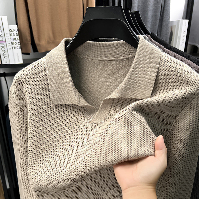 Men's Autumn Simple Casual All-match Loose Inner Wear Bottoming Sweater