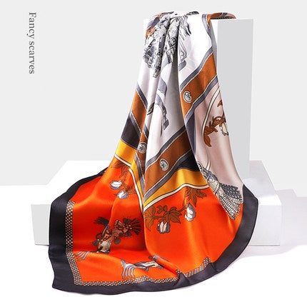 Women's New Geometric Square Scarves