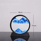 Quicksand Painting Hourglass Ornaments Decoration Glass Crafts