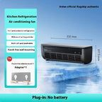Refrigeration Wall Hanging Rechargeable Fan Household Stand Remote Control
