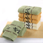 Bamboo charcoal fiber bath towel