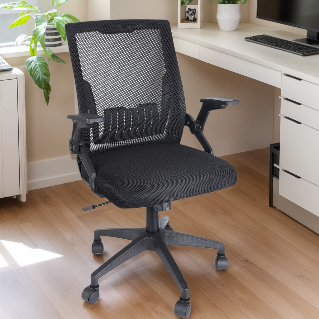 Ergonomic Office Chair Computer Desk Chair Comfy With Adjustable Lumbar Support