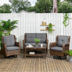 Pieces Patio Furniture Set