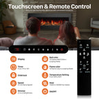 Electric Fireplace Heater With Remote Control