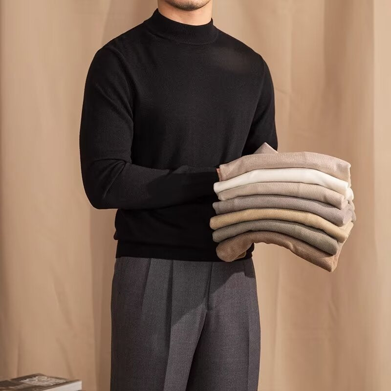 Turtleneck Slim Fit All-matching Warm Bottoming Sweater