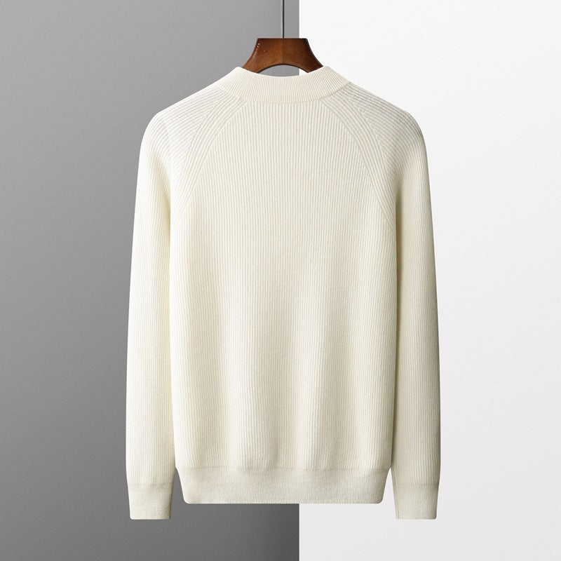 Cardigan Collar Knitted Loose Casual Oversized Knit Wool Sweater