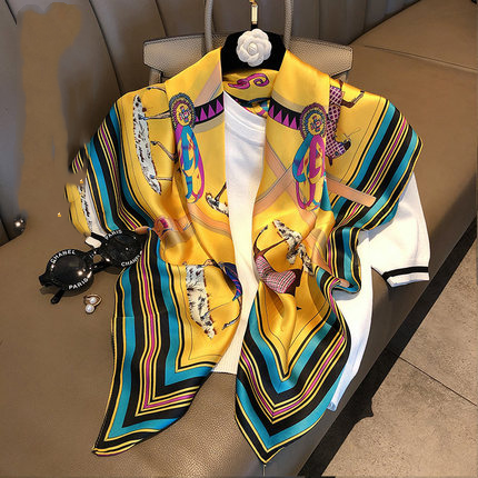 Women's New Geometric Square Scarves