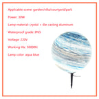 Solar Lawn Outdoor Waterproof Villa Garden Grass Earth Lamp