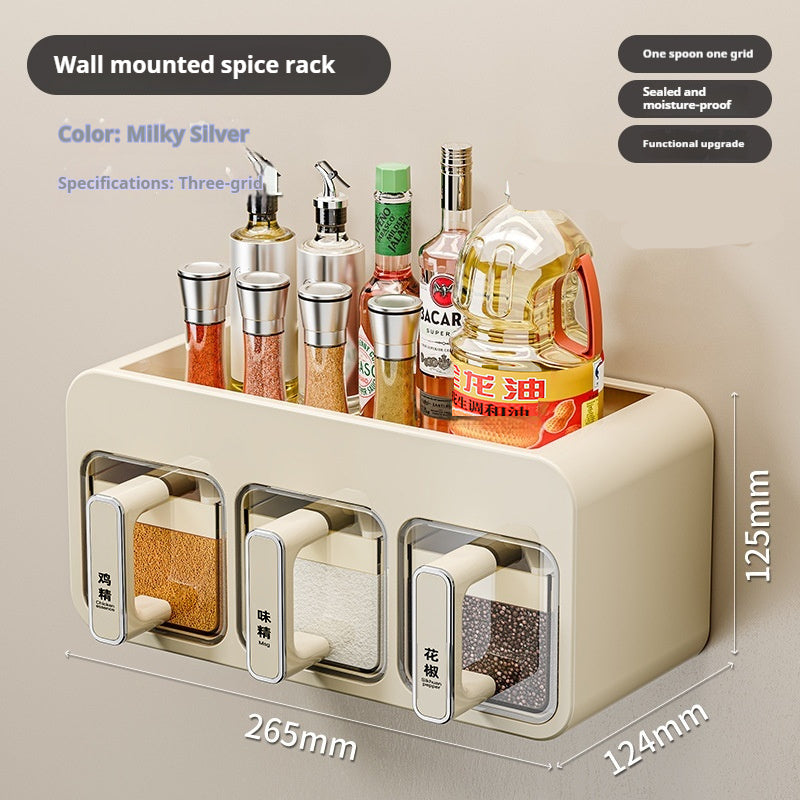 Household Kitchen Wall Hanging Decoration Type Condiment Storage Box
