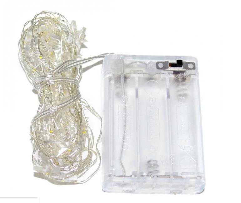 LED Copper Wire Five-pointed Star Lighting Chain Home