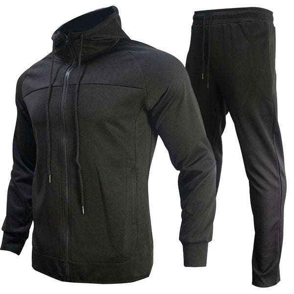 Hooded Autumn Jacket Sports Casual trackSuit Men