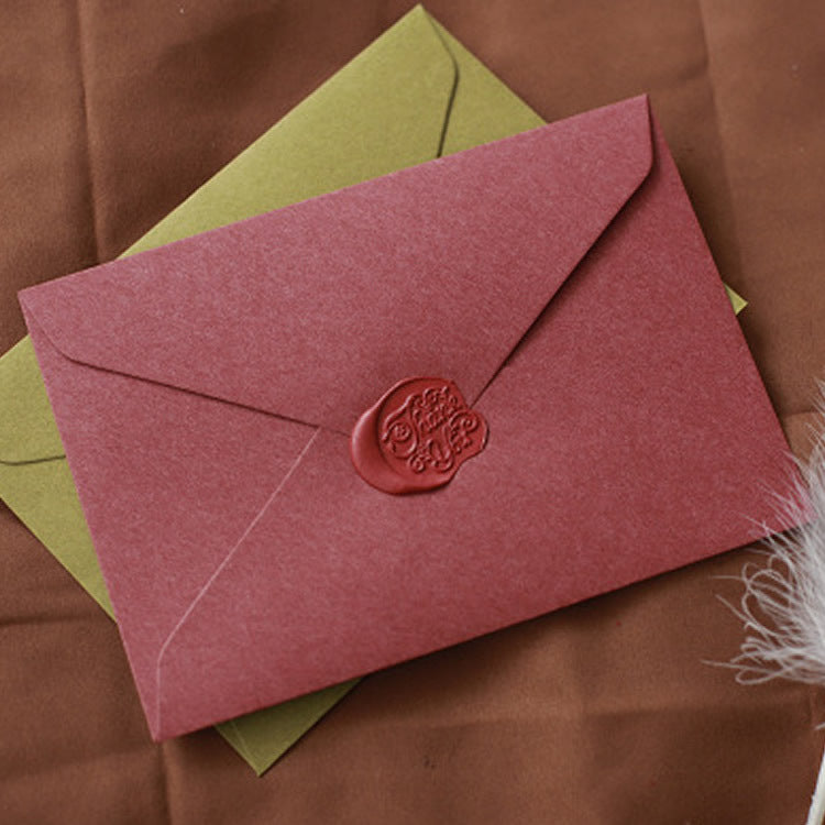 Vintage Triangular Bronzing Multicolor Letterhead