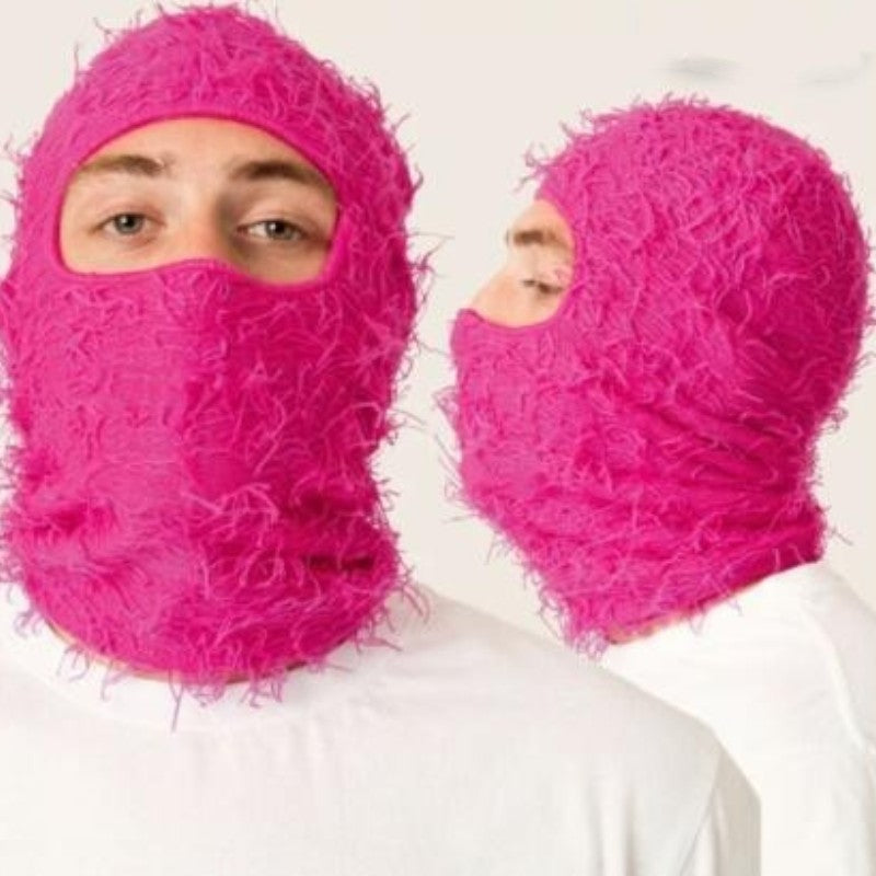 Balaclava Men's And Women's Knitted Camouflage Headgear Wool Hat