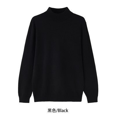 Men's Long Sleeve Warm Mock Neck Sweater