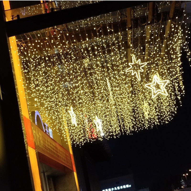 LED Full Sky Star Decorative Light String Shopping Mall Colored Lights
