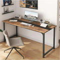 Computer Desk Large Office Desk, 79.5 Inch Gaming Desk Writing Desk Work Desk For Home Office, Study, Modern Simple Wooden Desk, Large Legroom, Metal Frame