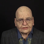 Old man mask white hair white beard headgear halloween