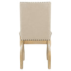 4 Wooden Cushioned Dining Chairs