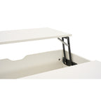 Lift Up Coffee Table, Coffee Table With Drawer, Wooden Tea Tables Sofa End Tables For Living Room Furniture , White