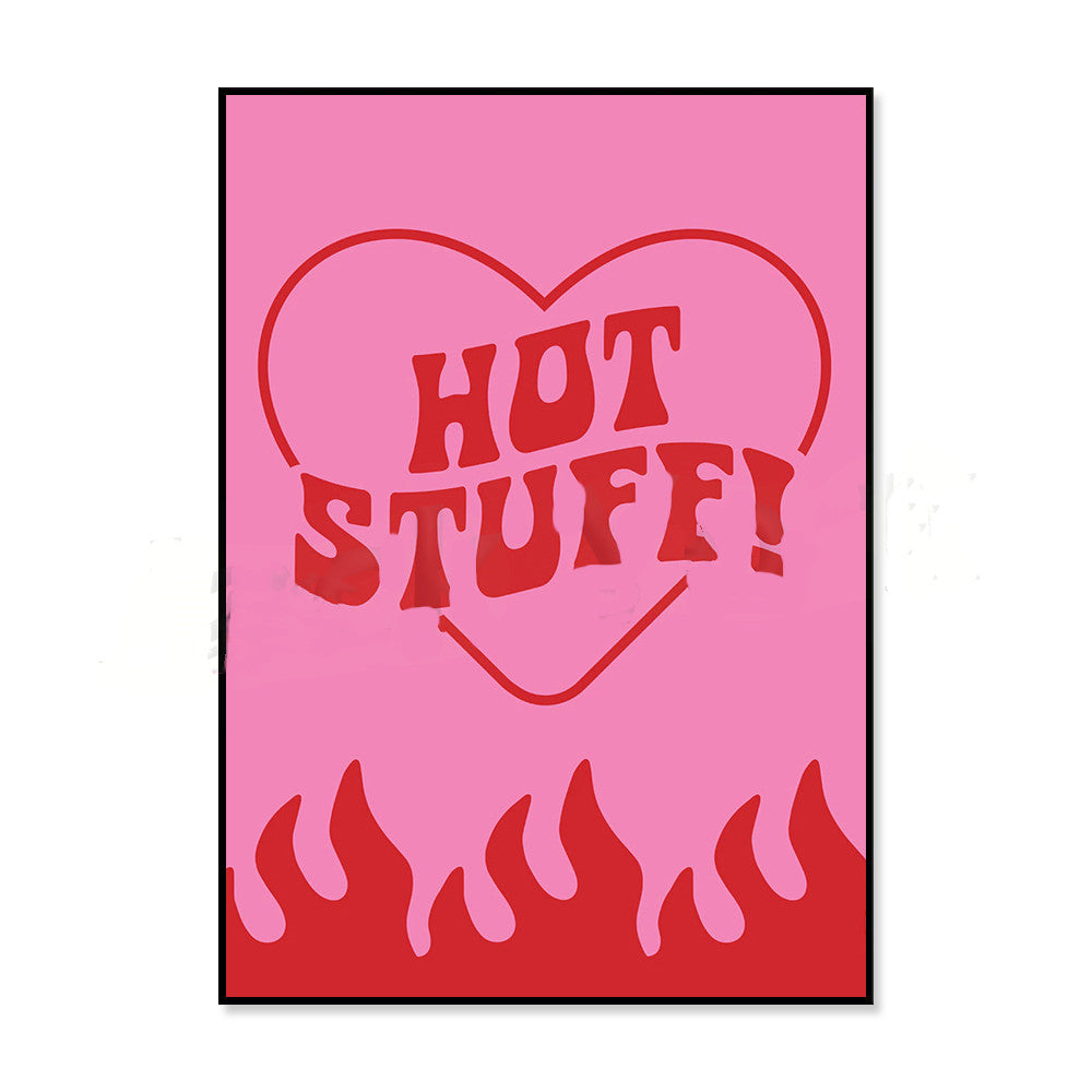 70s Y2K Mouth Poster Vintage Illustration