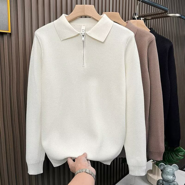 Autumn And Winter High-grade Half Zipper Sweater