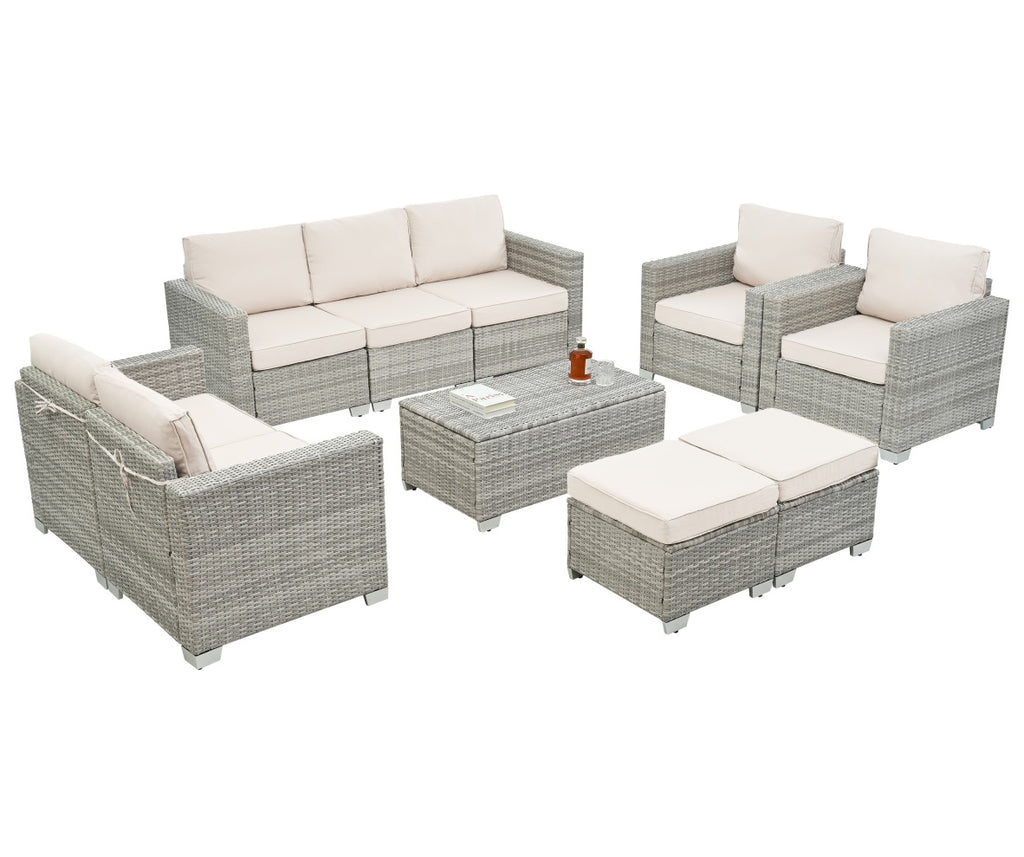 10 Piece Patio Furniture Set