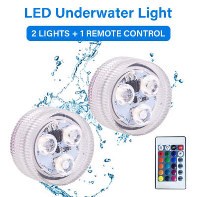 Led Waterproof Remote Control Fish Tank Diving Light