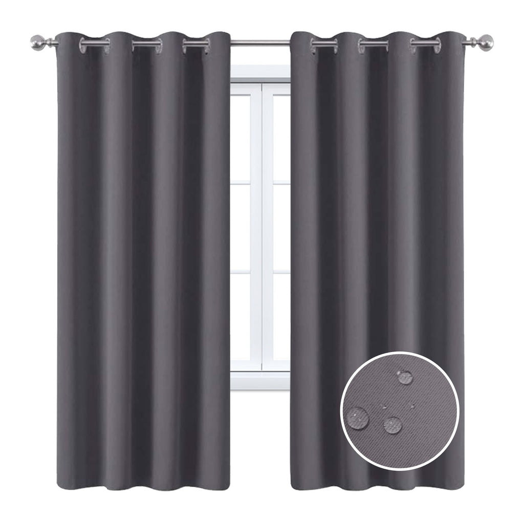 Full Blackout Hot Sale Curtain With Black Lining On The Back