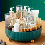Plastic Cosmetics Rotating Storage Box