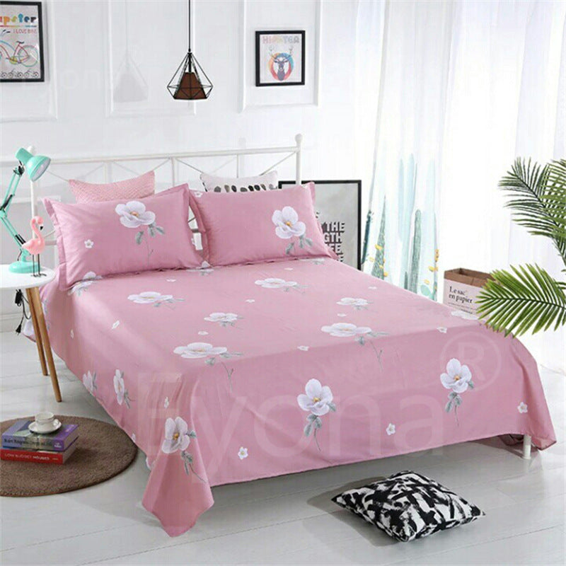 Single Double Bed Cartoon Bed Sheets Single Piece