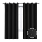 Full Blackout Hot Sale Curtain With Black Lining On The Back